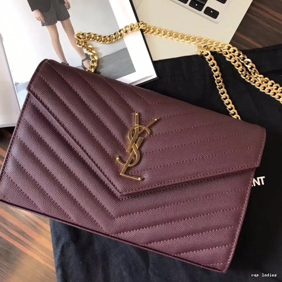 Rep ladies REP CASSANDRE CHAIN YSL MATELASSÉ WALLET 0817